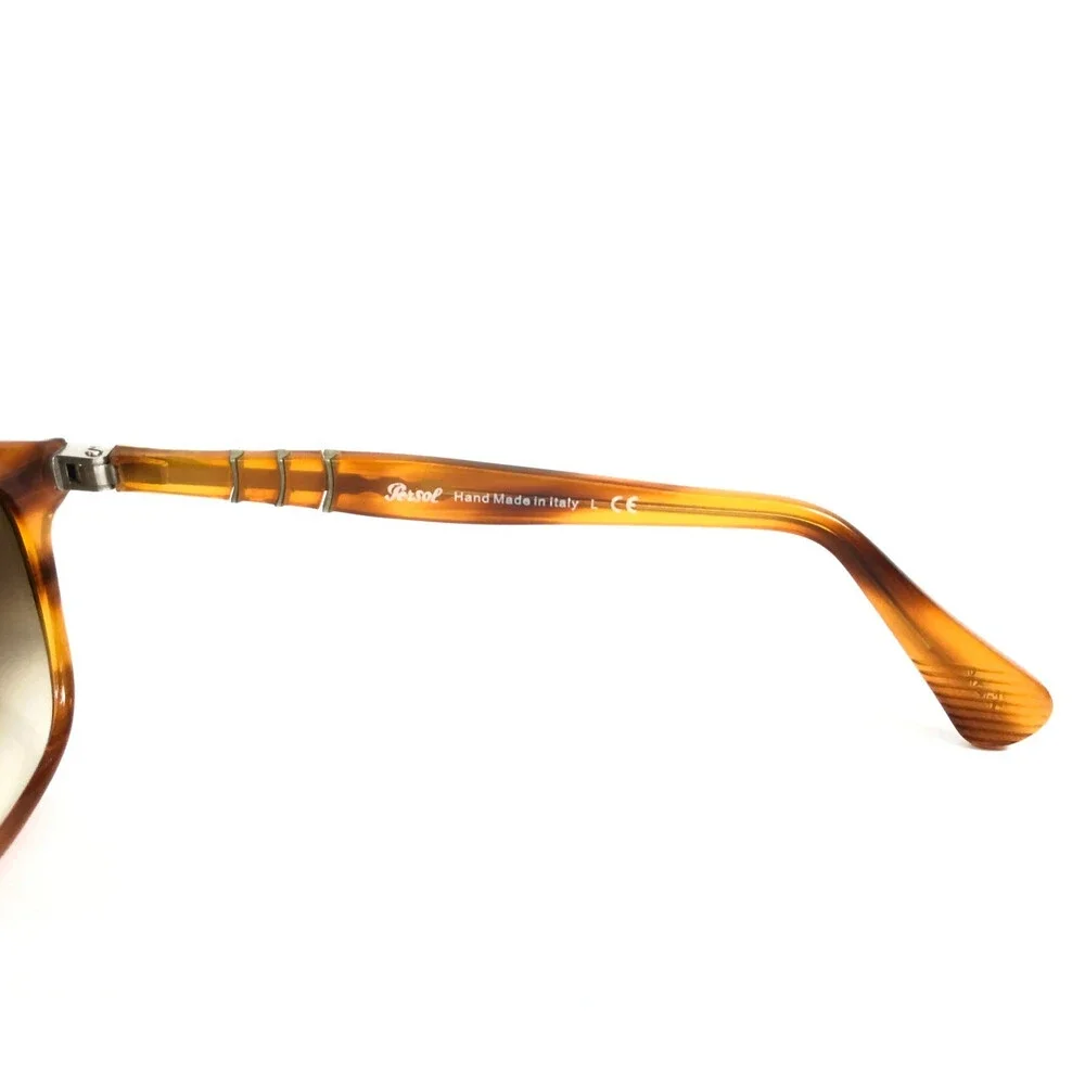 Persol Sunglasses 3056-S 960/51 Brown Orange Frames with Brown Gradient Lenses